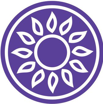 Logo fleurs annuelles soleil