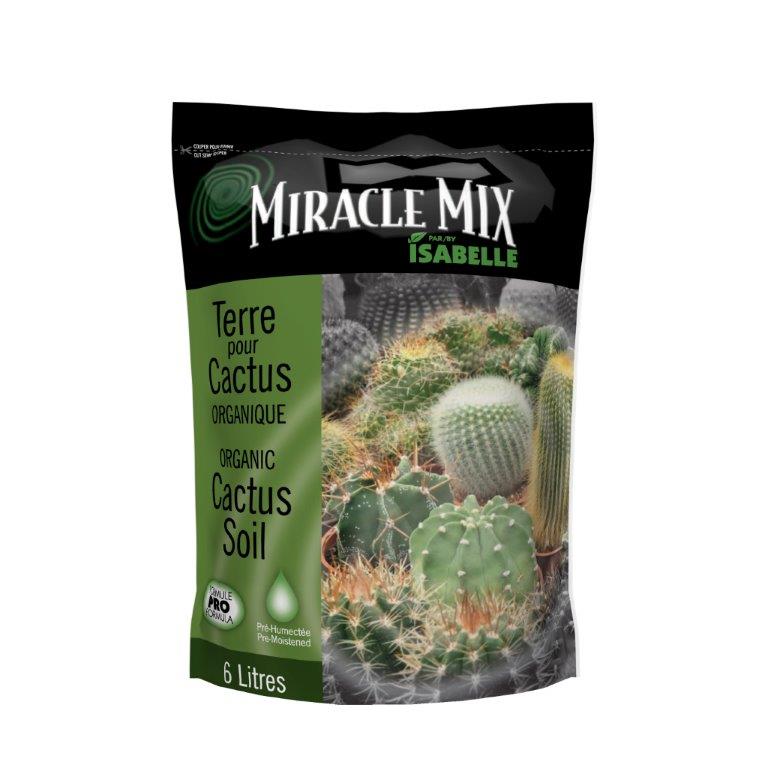  Terreau organique pour Cactus 6L Miracle Mix