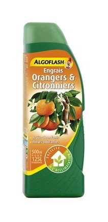 Fertilisant professionnel agrumes orangers citronniers