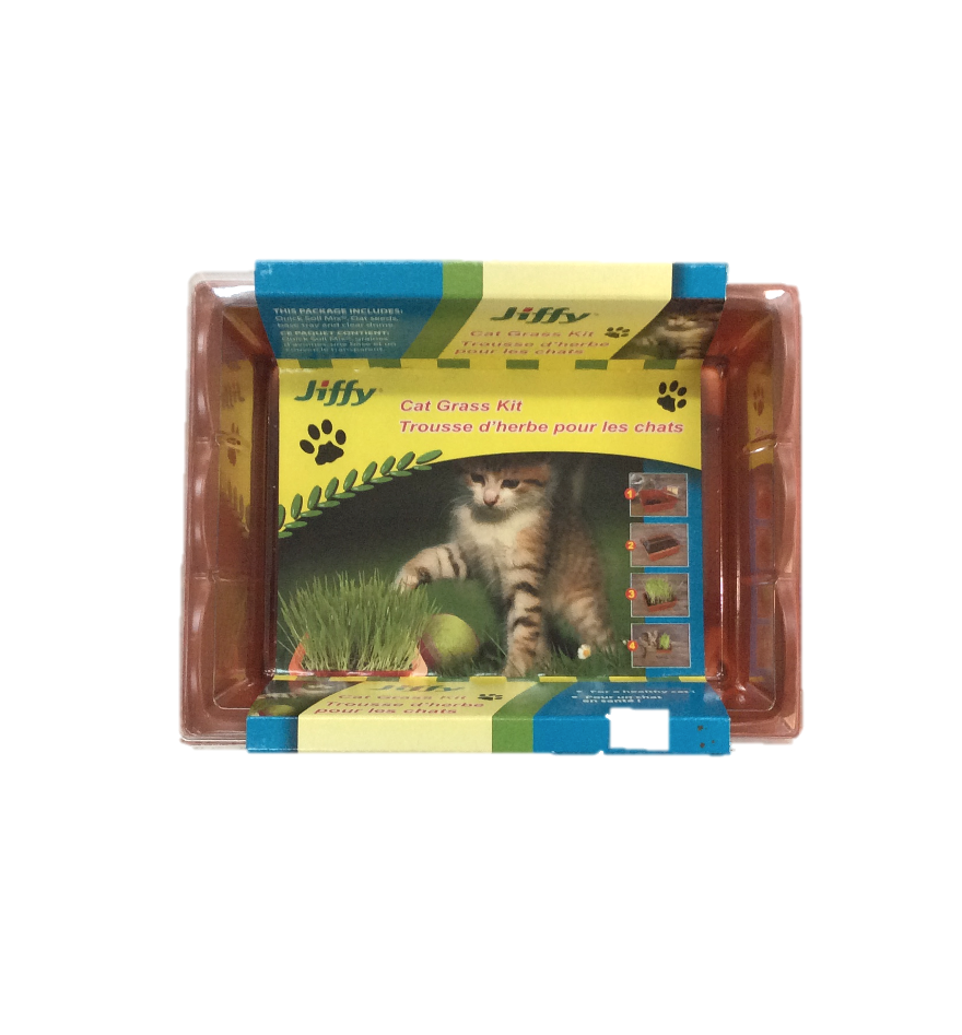 Serres Jiffy trousse d herbe pour chats Serres St lie