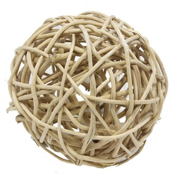 Boule de rotin beige