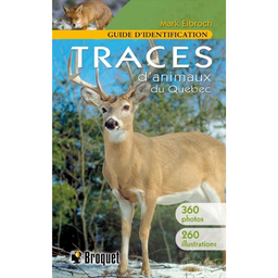 [8908] Livre: Guide d'identification - Traces d'animaux du Quebec