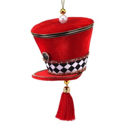 [MTX61786] Ornement: Chapeau arlequin rouge