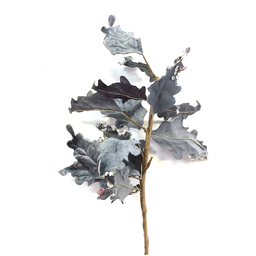[XM-H2832] Branche décorative - Feuilles grises