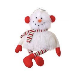 [MTX62733] Ornement : Bonhomme de neige en peluche