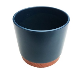 [S18208-BB] Cache pot bleu azur 3 po