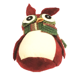 [XM-KH1020] Ornement: Hibou en peluche