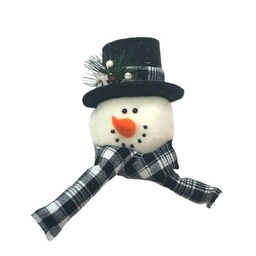 [MTX64613] Ornement: Bonhomme de neige avec chapeau